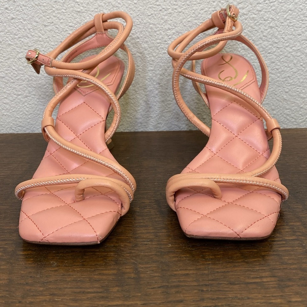 Sam Edelman Padded Strappy Heels MAVEN Size 6.5 - Picture 3 of 13